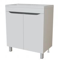 Тумба д/ванной "Лайн-70"  под раковину Марго-70 (MIXLINE)  (ПВХ)