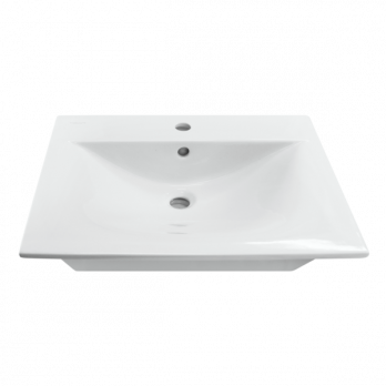 Раковина накладная "Breeze 60" белая, без кроншт  (Sanita Luxe) (WB.FN/Breeze/60-C/WH)