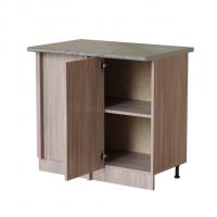 Стол разделочный угловой шимо/ясень темный  универсальный, столешница гранит пёстрый