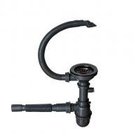 Мойка настол.монтаж 75х46 (3,0) вып 3 1/2  MIXLINE PRO 21,5см V2.0 (ч граф) сиф+доз+смес+кол+д/р+о/с