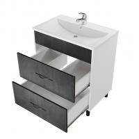 Тумба д/ванной "Сура-70"  под раковину МАРГО-70 (MIXLINE) (ПВХ)