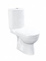 Унитаз-компакт "Орфей" белый (гориз, нижн, сид.дюро м/лифт,быстр., 2-кн арм) (Kirovit)