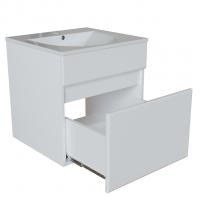 Тумба д/ванной "БРИКС-50" подвесная под раковину "Breeze 50" мебельный (Sanita Luxe) (ПВХ)