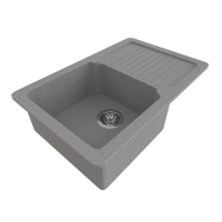 Мойка ML-GMS24 СТАНДАРТ с крылом , темно-серый (309), 765*490*200мм