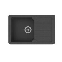 Мойка ML-GMS24 СТАНДАРТ с крылом, черный (308), 765*490*200мм