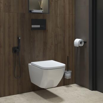 Унитаз подвесной безободковый IDDIS TORRDSEi25 "Torr" безободковый, сиденье дюропласт, микролифт