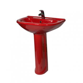 Умывальник-тюльпан "Престиж-55" красный (Ст.Оскол)