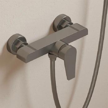 Смеситель для душа 35к ПРОФСАН ПСМ-900-4GA с душ. аксессуарами ГРАФИТ