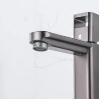 Смеситель для раковины 35к ПРОФСАН ПСМ-900-5GA литой, п/гайку ГРАФИТ