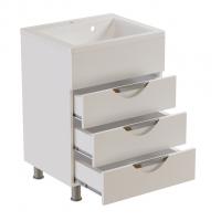 Тумба д/ванной "ЭТЬЕН-58" под раковину Roma 58 (Paola) /РИМ 58 (MIXLINE) (ПВХ)