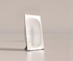 Ванна стальная 1,3*0,7*0,4 (ВИЗ) Антика "Белая Орхидея" цв.белый (ОР-21200)