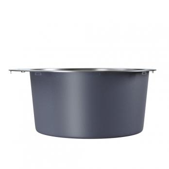 Мойка настол.монтаж D50 (3,0) вып 3 1/2 круглая  MIXLINE PRO 20см с сифоном (сатин)