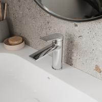 Смеситель для раковины 35к Milardo 	AZUSB00M01 "Azure" литой, п/шпильку, ХРОМ