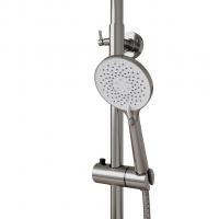 Душевая система 35к MIXLINE ML41-06"Swan White"излив лейка 3 поз.+лейка"Тропический душ"БЕЛЫЙ/ХРОМ