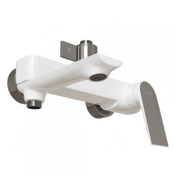 Душевая система 35к MIXLINE ML41-06"Swan White"излив лейка 3 поз.+лейка"Тропический душ"БЕЛЫЙ/ХРОМ