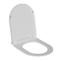 Сиденье для унитаза  WAVE TOR полипропилен, микролифт, БЕЛЫЙ глянец