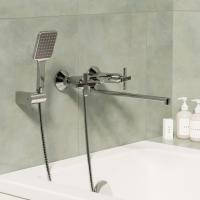 Смеситель для ванны и раковины 1/2 кер. MIXLINE ML37-02  "Cross"