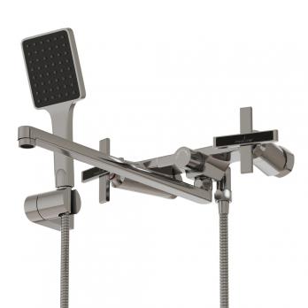 Смеситель для ванны и раковины 1/2 кер. MIXLINE ML37-02  "Cross"