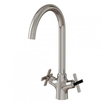 Смеситель для кухни 1/2 кер. MIXLINE ML37-032 "Cross" высокий излив