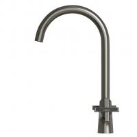 Смеситель для кухни 1/2 кер. MIXLINE ML38-032 "Graphite" высокий излив ГРАФИТ