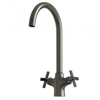 Смеситель для кухни 1/2 кер. MIXLINE ML38-032 "Graphite" высокий излив ГРАФИТ