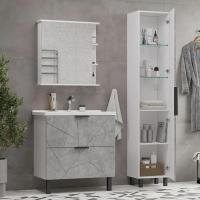 Пенал "Гранд-40" Бетон универсальный  (400*1950*316) (ПВХ)