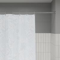 Штора для ванной полиэстер IDDIS BD03P18i11 180*200 белая c кольцами