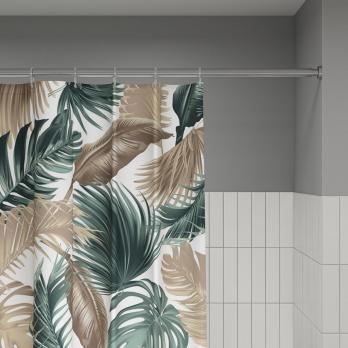 Штора для ванной полиэстер IDDIS BF06P18i11 180*200 разноцветная c кольцами