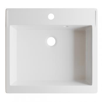 Раковина накладная "РИМ-58" белая (MIXLINE)