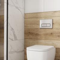 Клавиша смыва IDDIS Profix Air PRA80M0i77 пневматическая, ХРОМ матовый