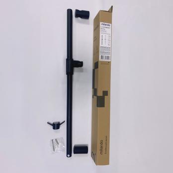 Стойка для душа 700мм Milardo "Ideal Spa" ILS70B0M17, нерж. сталь, ЧЕРНЫЙ матовый, коробка