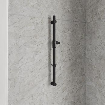 Стойка для душа 700мм Milardo "Ideal Spa" ILS70B0M17, нерж. сталь, ЧЕРНЫЙ матовый, коробка