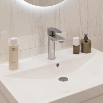 Смеситель для раковины 35k MIXLINE MLSS36-04 "Steel Kit" НЕРЖ