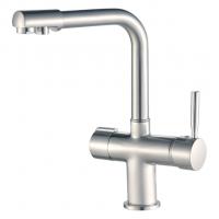 Смеситель для кухни 35к HB70088-5 HAIBA с вых. для питьевого фильтра б/отв п/гайку НЕРЖ