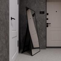 Зеркало MIXLINE "Графика" 600*1500 (ШВ) напольное, алюминиевый профиль ЧЕРНЫЙ