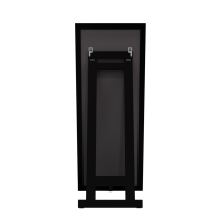 Зеркало MIXLINE "Графика" 600*1500 (ШВ) напольное, алюминиевый профиль ЧЕРНЫЙ