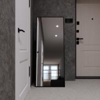 Зеркало MIXLINE "Графика" 600*1500 (ШВ) напольное, алюминиевый профиль ЧЕРНЫЙ