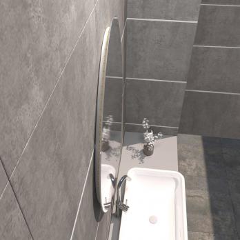 Зеркало MIXLINE "Грейс-ТХ" 700*1000 (ШВ) бесконтактный сенсор,светодиод. подсветка,универсал