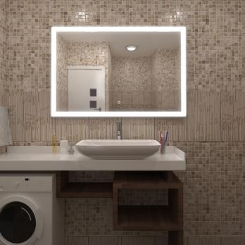 Зеркало MIXLINE "Ливия" 1200*800 сенсорный выключатель, светодиодная подстветка