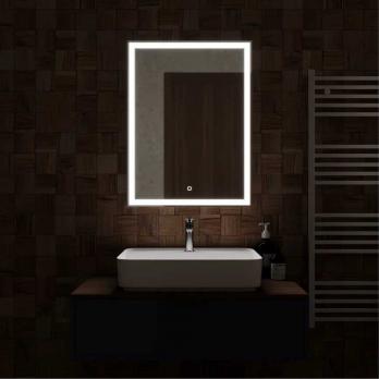 Зеркало MIXLINE "Лючия" 600*800 (ШВ) сенсорный выключатель, светодиодная подсветка