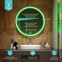 Зеркало MIXLINE "Перла Нео" RGB D770 сенсорный выключатель, МУЛЬТИ-ЦВЕТ