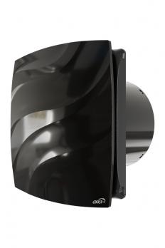 Вентилятор вытяжной  D100 WAVE Black classic  ERA