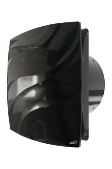 Вентилятор вытяжной с обратным клапаном    D120С  WAVE Black classic ERA