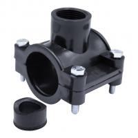 Седелка ПЭ с внут. труб. резьбой 125 - 1 1/2"  4 болта (обж.) SPEKTR