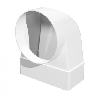 Соединитель 60х204/D150 угол 90 плоский/круглый 620СК15КП ERA