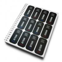 Комплект наклеек BLACK EDITION для маркировки сантехники "Отопление и водоснабжение" VRT