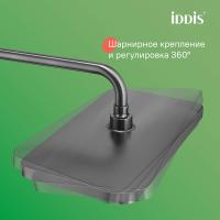 Душевая система 35к IDDIS PARGM3Fi06 "Parker" лейка "Тропический душ" ГРАФИТ матовый