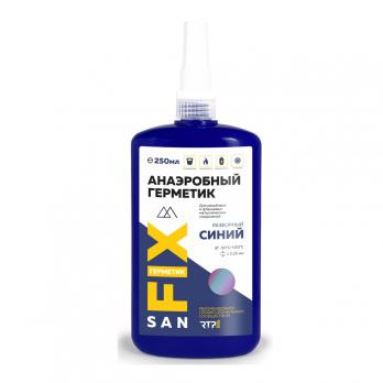 Герметик анаэробный 250мл "SANFIX" разборный СИНИЙ, средней прочности