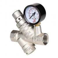 Редуктор давления 1/2" диап регул: 2,0 - 5,0 бар  c фильтром и манометром VALTEC