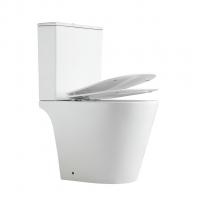 Унитаз-компакт безободковый WAVE NORD Tornado3.0,гор,ниж,2-кн.арм,сид.полипр,м/л,быстр,БЕЛЫЙглянец